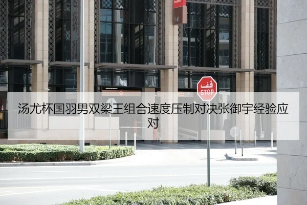 汤尤杯国羽男双梁王组合速度压制对决张御宇经验应对